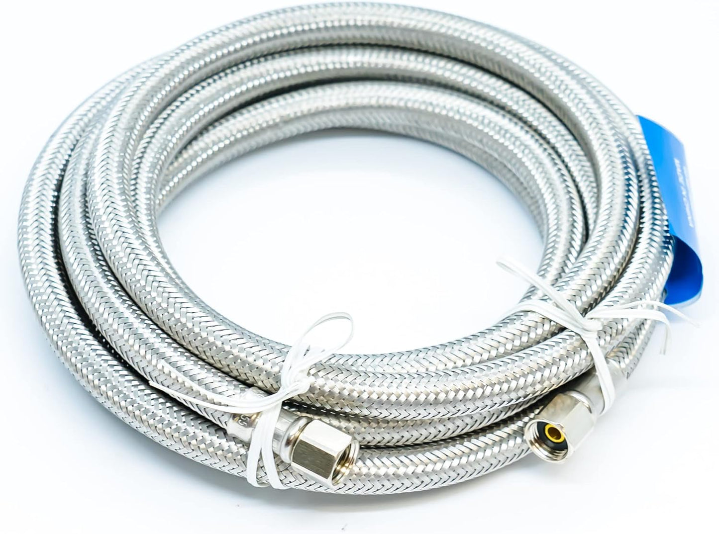Supco SS10STV Icemkaer Water Supply Line Stainless Steel with Saddle Valve