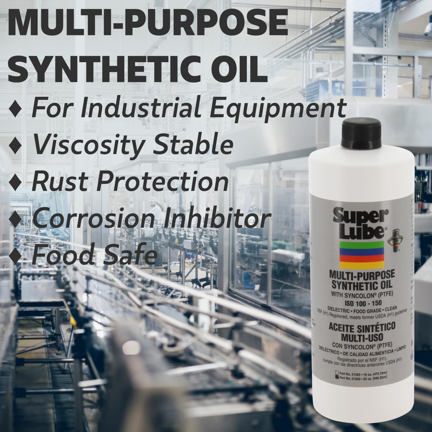Super Lube 51010 Oil Super Lube,Translucent white 0.25 Oz.