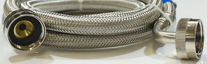 Supco ⅜" X 5' Stainless Steel Hose, 2 Pk, Washers and Dishwashers, 3805FESS2