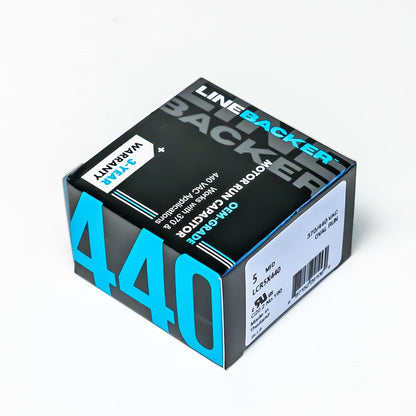 Supco Capacitor Oval Run 5 uf 370/440 Volts for HVAC Motors Compressors LCR5X440 Linebacker