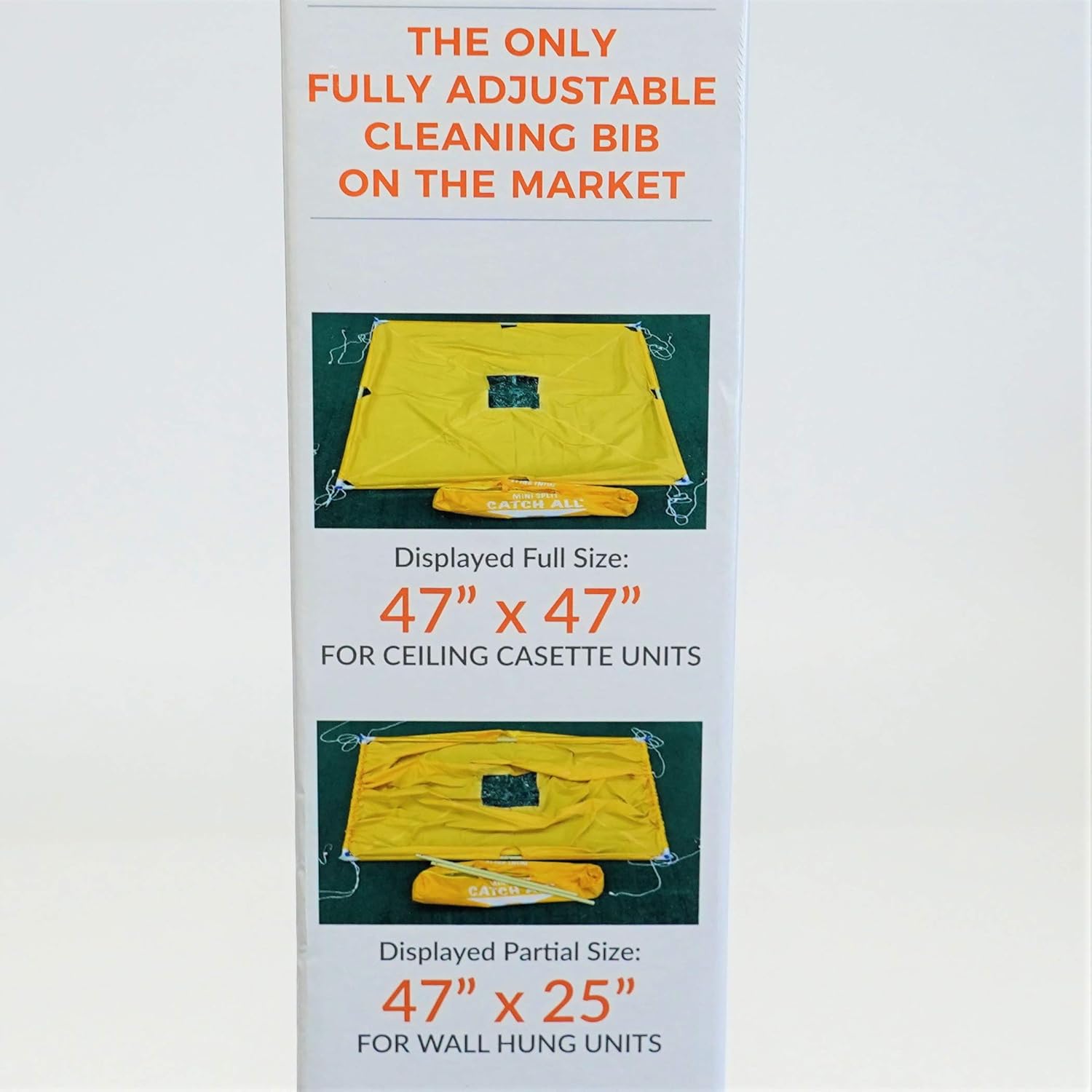 Supco ZCA24 Mini-Split Air Conditioner Catch All Maintenance Cleaning Bag Bib Re-Usable