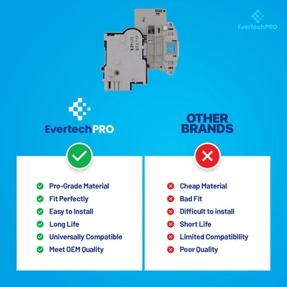 EvertechPRO 803920 Door Lock & Switch Assembly – OEM-Quality Replacement for Speed Queen, Alliance, Huebsch Washers