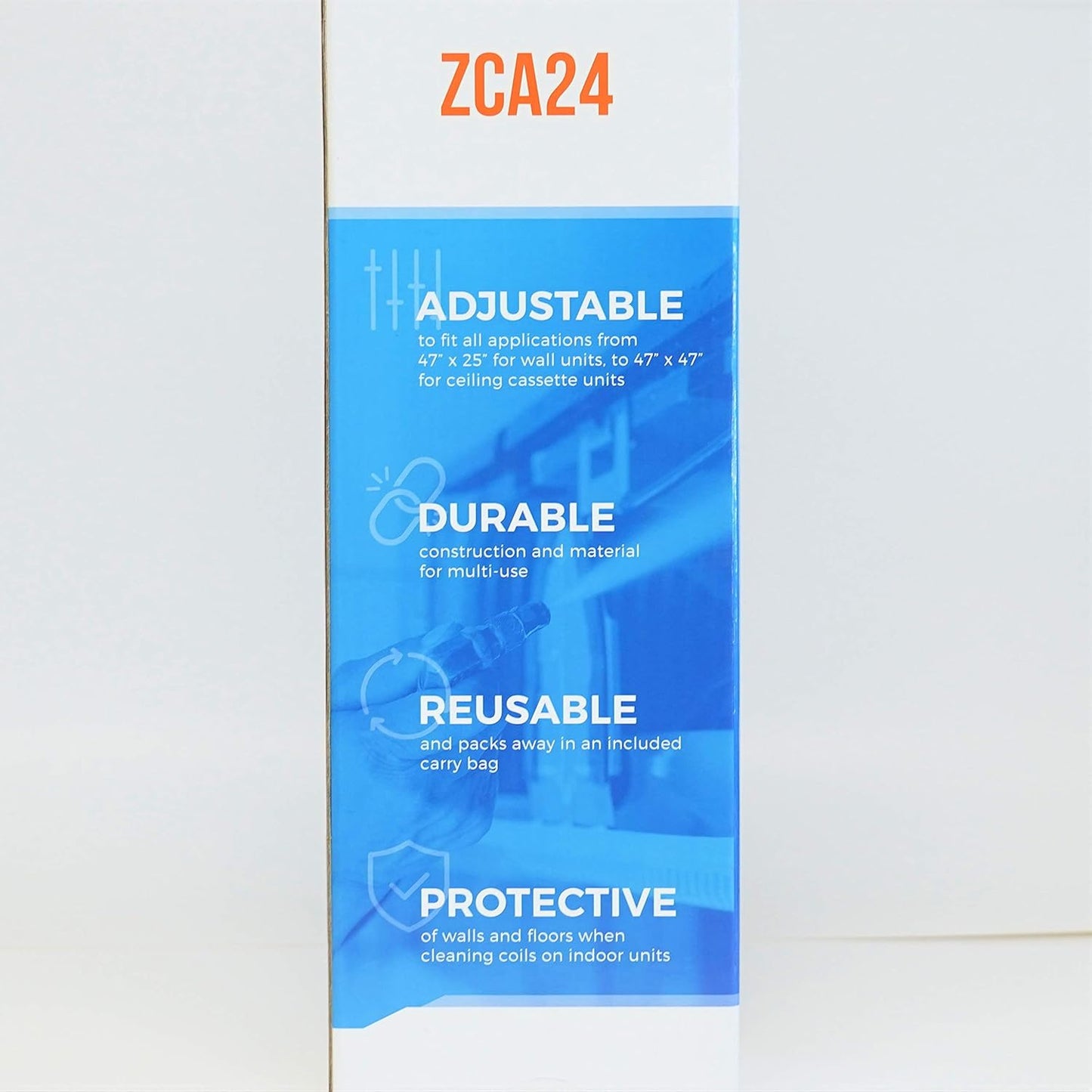 Supco ZCA24 Mini-Split Air Conditioner Catch All Maintenance Cleaning Bag Bib Re-Usable