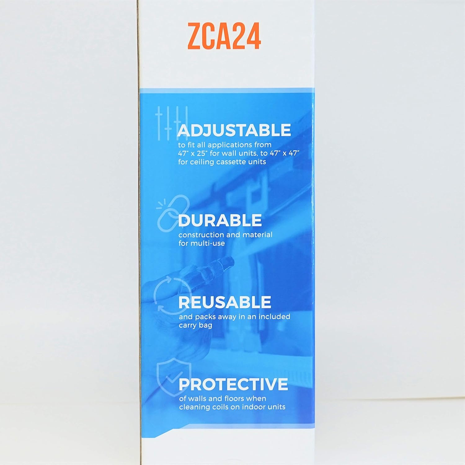 Supco ZCA24 Mini-Split Air Conditioner Catch All Maintenance Cleaning Bag Bib Re-Usable