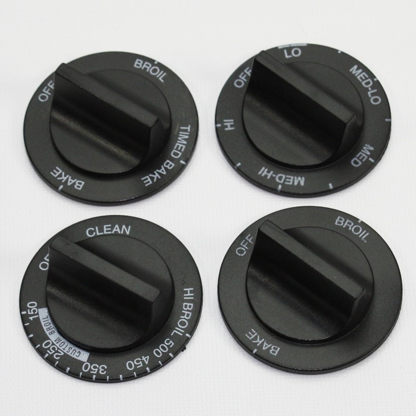 Supco RK362 Direct Replacement Range Knob Set For Whirlpool 814362, 3149928, 3150345, Set of 9 Knobs
