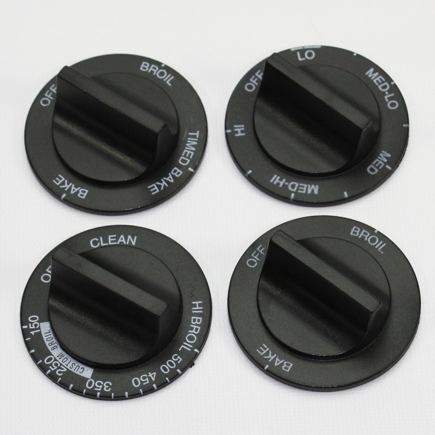 Supco RK362 Direct Replacement Range Knob Set For Whirlpool 814362, 3149928, 3150345, Set of 9 Knobs