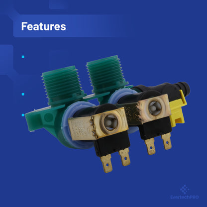 EvertechPRO 8578341 Washer Valve for Whirlpool WP8578341 Original Version