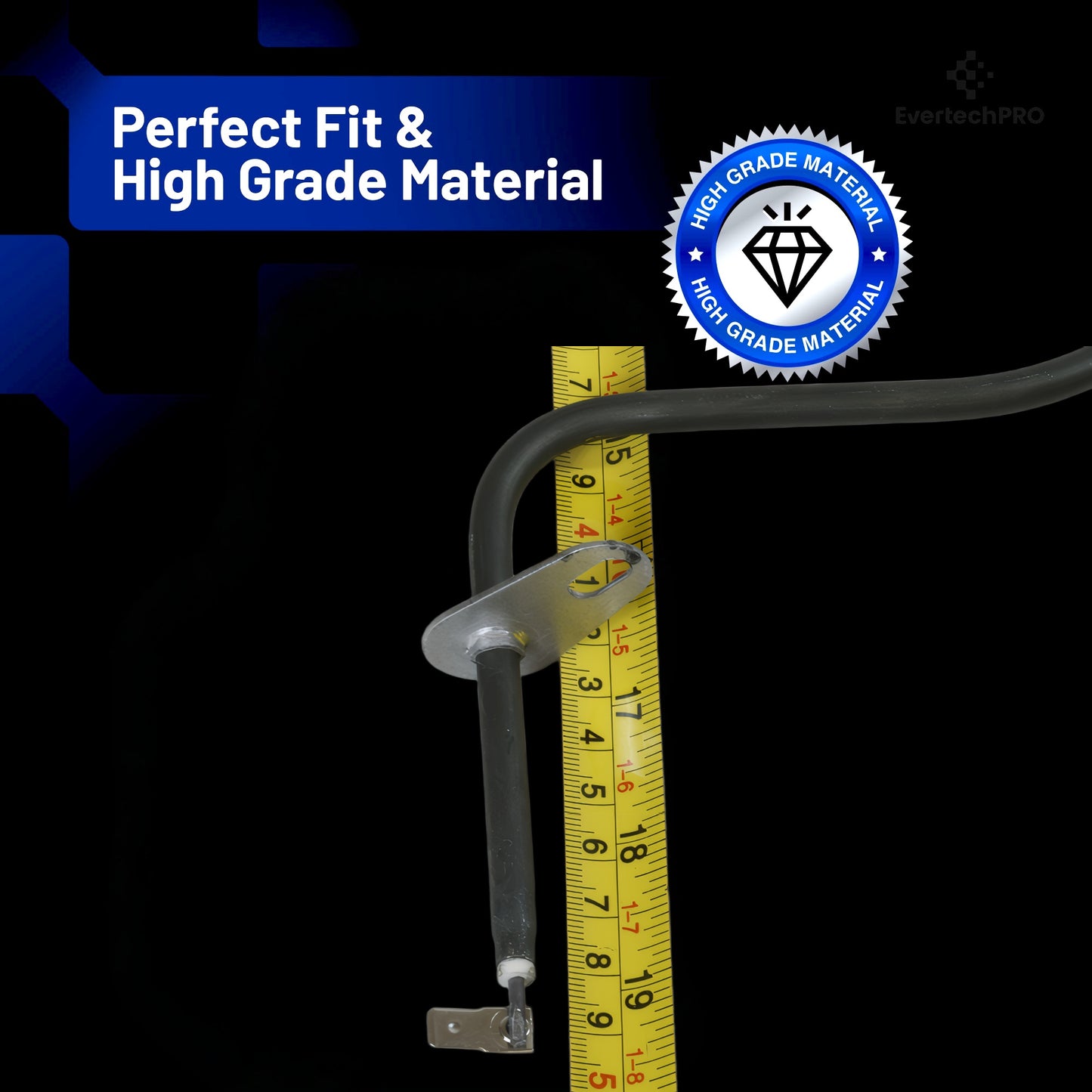 W10856603 Electric Oven Broil Element – Compatible with Whirlpool, Replaces 814431, 3195063, 9757340, W10308476