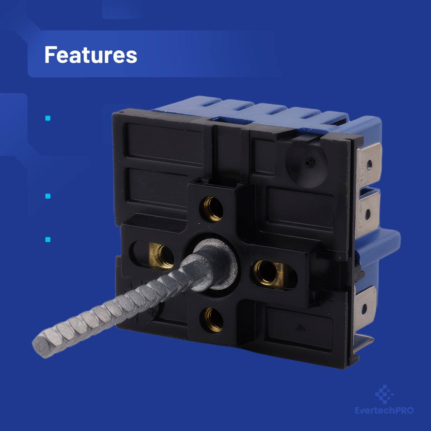 WP9759474 / 9759474 Range Infinite Surface Element Switch Compatible with – Fits Whirlpool*, Maytag*, KitchenAid*, Jenn-Air*, Kenmore* Electric Ranges