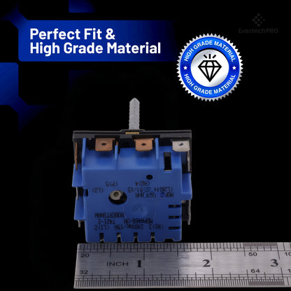 WP9759474 / 9759474 Range Infinite Surface Element Switch Compatible with – Fits Whirlpool*, Maytag*, KitchenAid*, Jenn-Air*, Kenmore* Electric Ranges