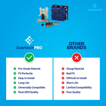 WP9759474 / 9759474 Range Infinite Surface Element Switch Compatible with – Fits Whirlpool*, Maytag*, KitchenAid*, Jenn-Air*, Kenmore* Electric Ranges