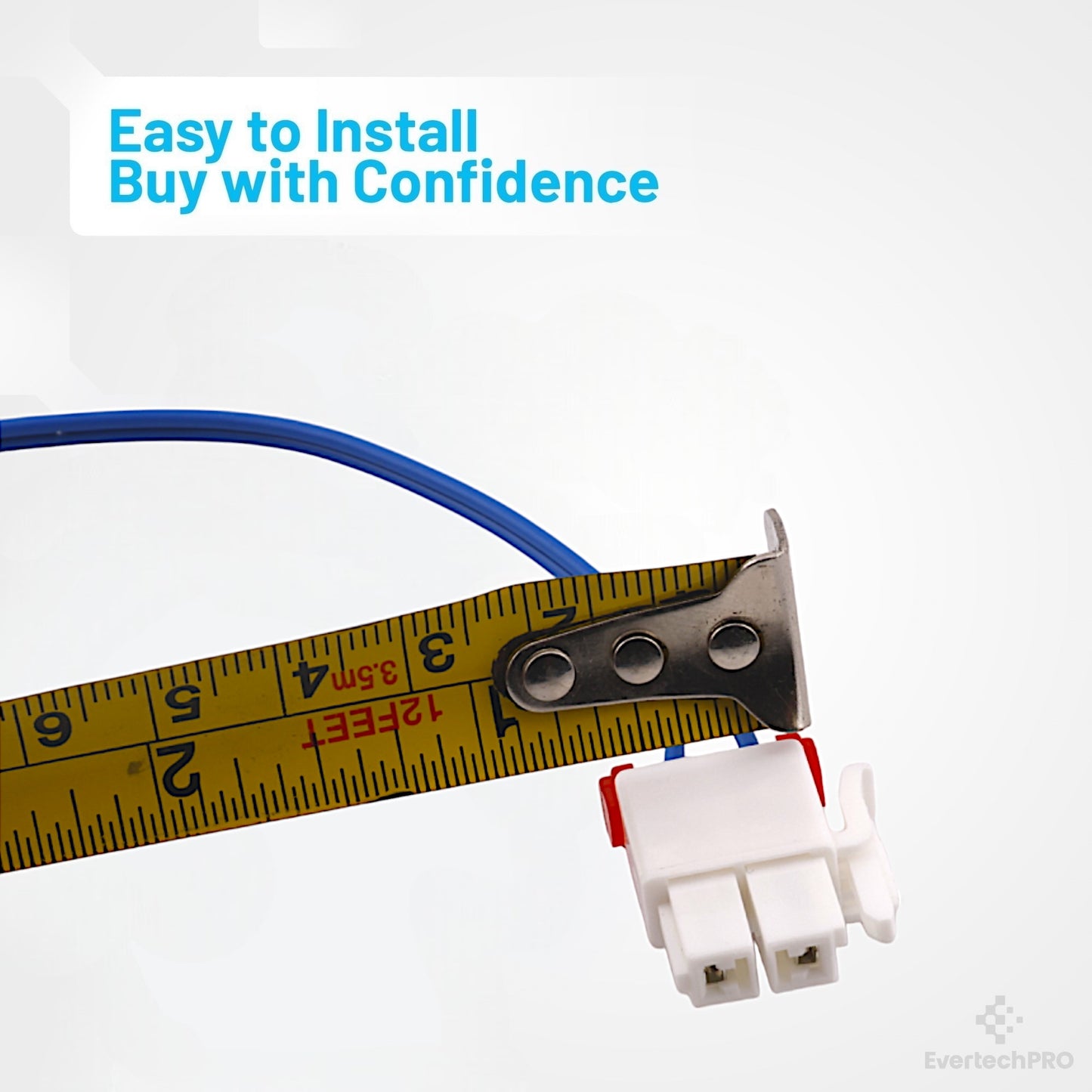EvertechPRO DA32-10105V Refrigerator Defrost Temperature Sensor, Compatible with Samsung