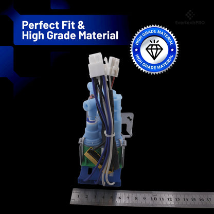 EvertechPRO DA97-07827B Water Inlet Valve Assembly – OEM-Quality Replacement for Samsung Refrigerator Ice & Water Dispensers (Replaces DA97-07827E, DA62-02219A, PS4175482)