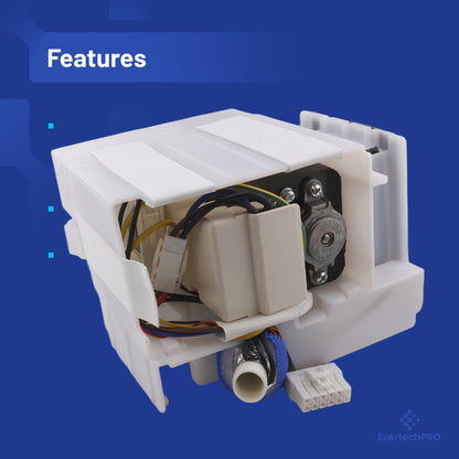 EvertechPRO DA97-12540K Auger Motor Assembly – OEM-Quality Ice Dispenser Motor for Samsung / Side-by-Side / French Door Refrigerators (Replaces DA97-12540D / DA97-12540N / PS11758621)