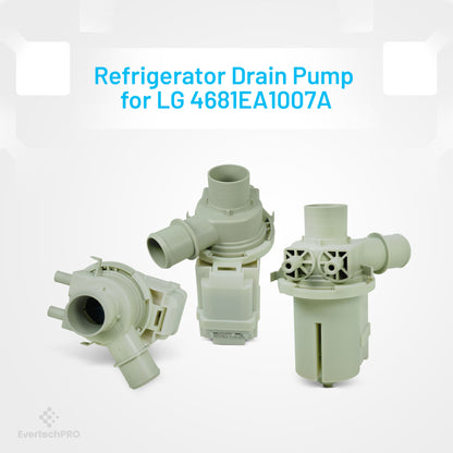 EvertechPRO 4681EA1007A Washer Drain Pump Compatible with LG and Kenmore