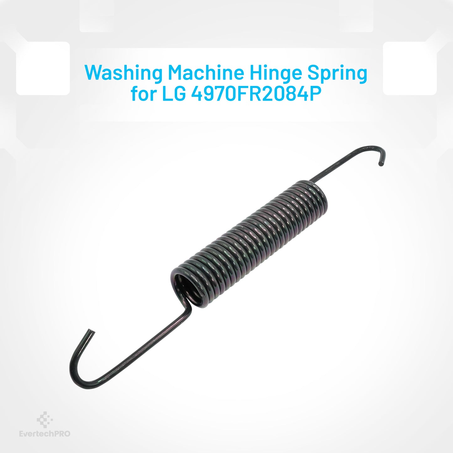 EVERTECHPRO 4970FR2084P Washing Machine Hinge Spring, Compatible with LG