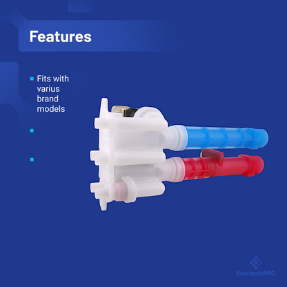 EVERTECHPRO 5304528029 Washer Water Valve Replacement - High-Quality Part Compatible with Frigidaire, Electrolux, and More