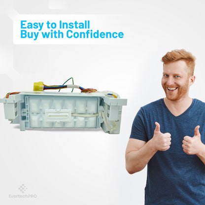 EvertechPRO AEQ72910411 Refrigerator Ice Maker Assembly