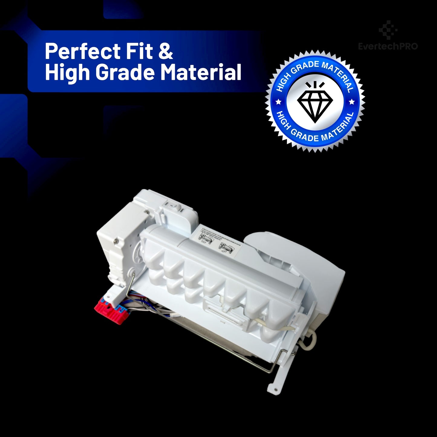 EvertechPRO AEQ73110219 Ice Maker for LG Refrigerator AEQ73110228