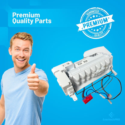 EvertechPRO AEQ73110219 Ice Maker for LG Refrigerator AEQ73110228