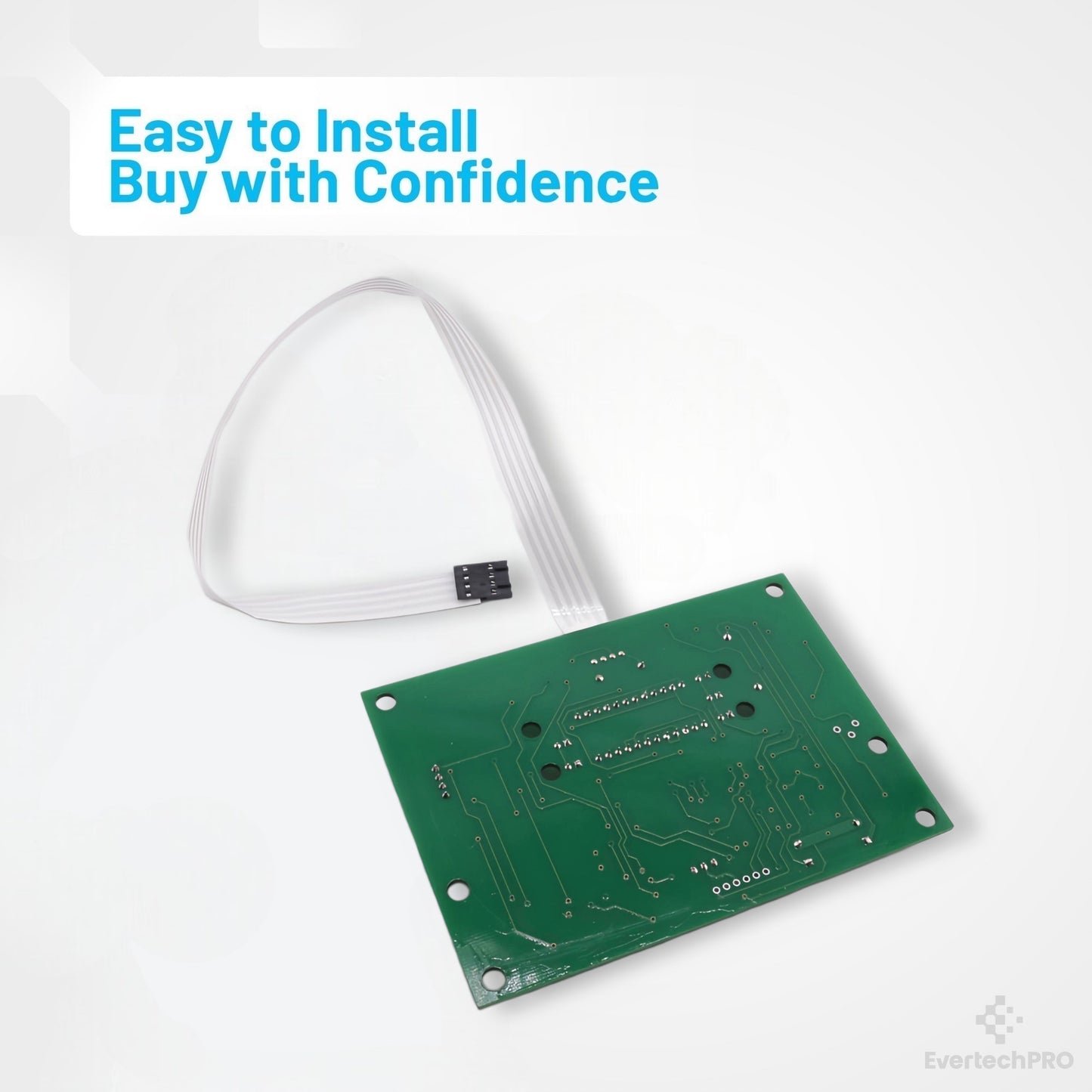 EvertechPRO FDXLBKP1930 Bezel & Keypad Assembly – Compatible with Hayward Universal H-Series