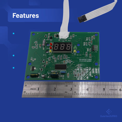 EvertechPRO FDXLBKP1930 Bezel & Keypad Assembly – Compatible with Hayward Universal H-Series