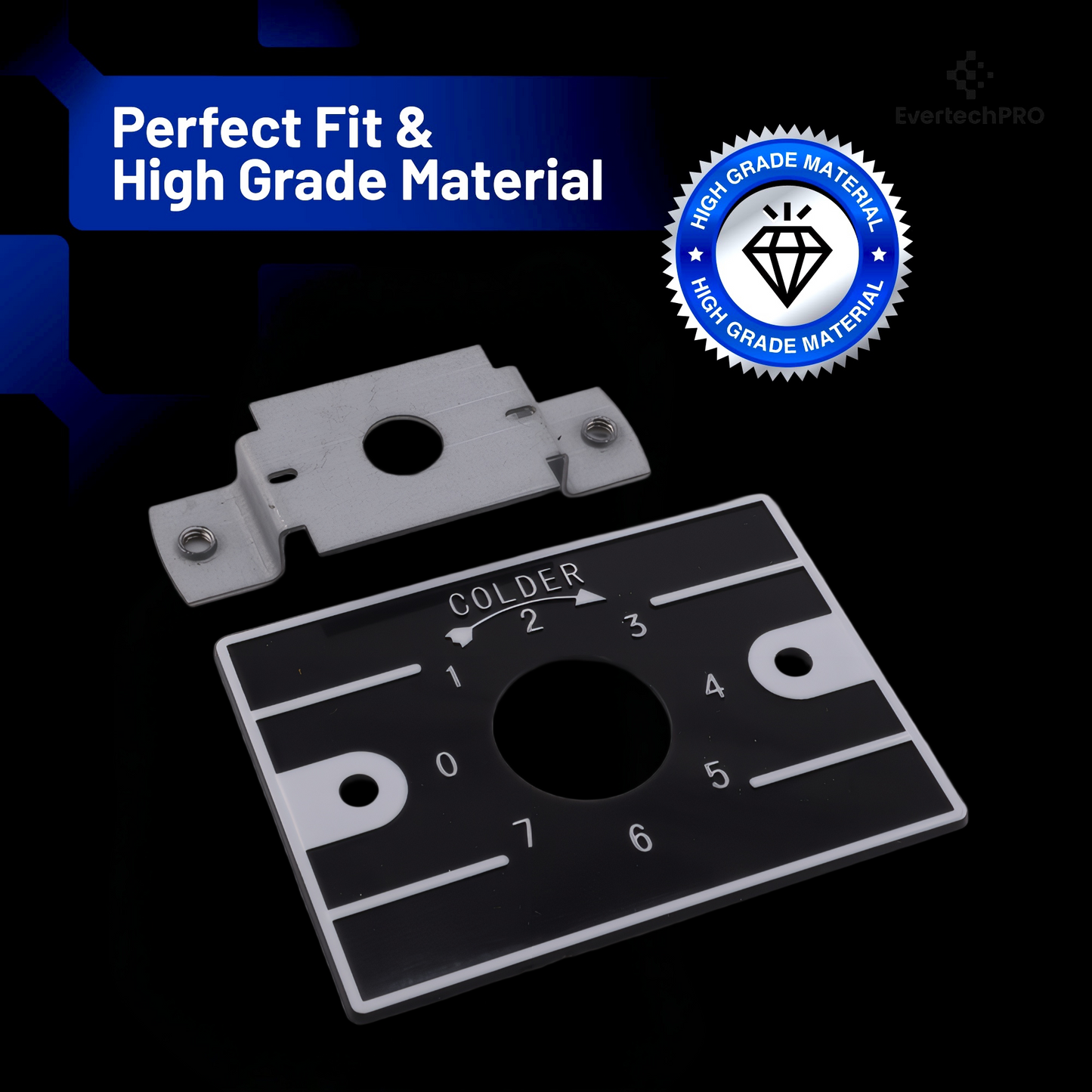 K50Q-1127-001 Cold Control Thermostat, SPST Close-On-Rise, 1200mm Capillary, Compact Design for Cold Control International Models