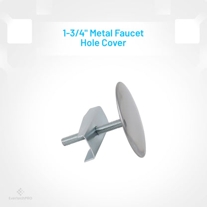 PLB23008134 EvertechPRO Stainless Steel Sink Hole Cover, 1-3/4 Inch Faucet Hole Cover, Easy to Install Kitchen Sink Hole Covers, Rust Resistant, Universal Use, High Quality