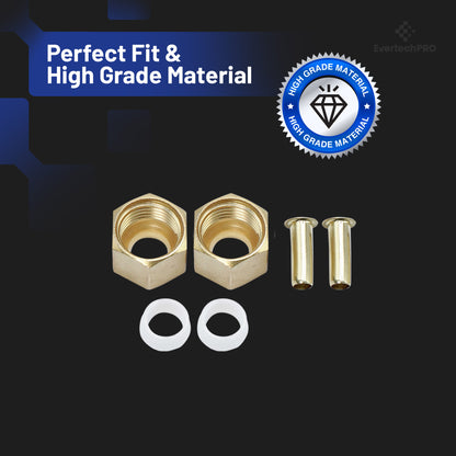 EvertechPRO Ice Maker and Humidifier Installation Kit for Refrigerators and Freezers Tubing 1/4" Length 25 Feet Plastic Tubing and Fittings