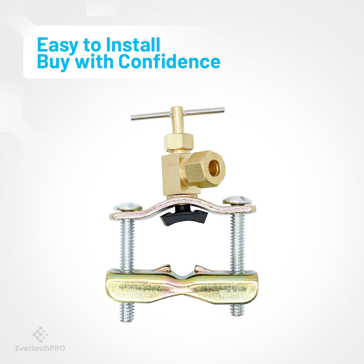 EvertechPRO Ice Maker and Humidifier Installation Kit for Refrigerators and Freezers Tubing 1/4" Length 25 Feet Plastic Tubing and Fittings