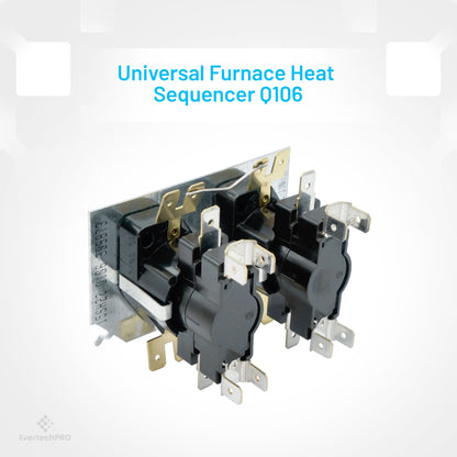 EVERTECHPRO Q106 Sequencer 2 Switches and Turns on at 1-110 Seconds, and Off at 1-110 Seconds