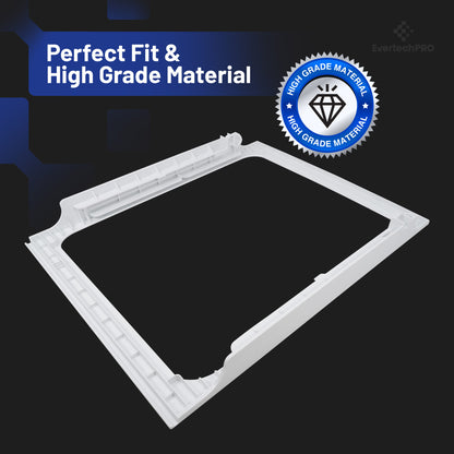 EVERTECHPRO W10861519 W10628698 Deli Drawer Hanger, Refrigerator Meat Drawer Shelf, Compatible with Whirlpool WRT311, WRT318, WRT148