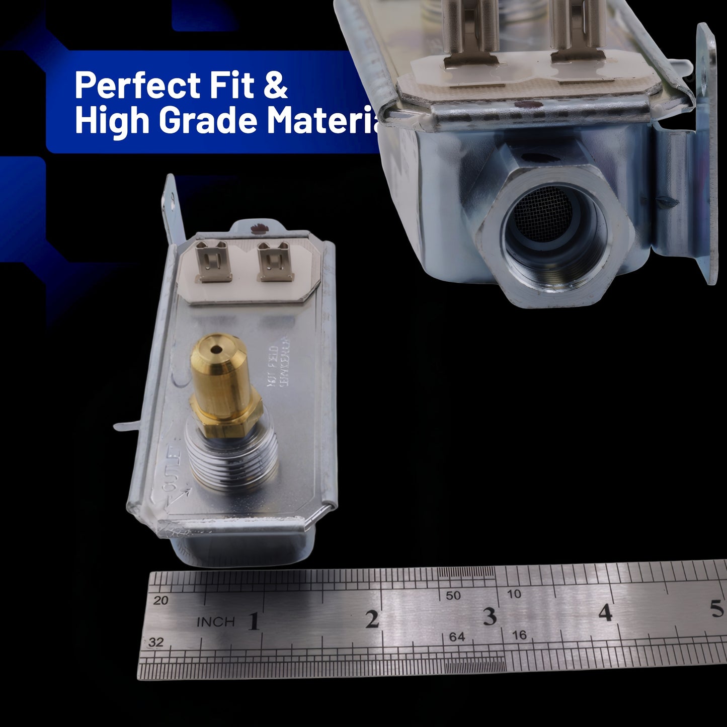 WB19K31 Gas Oven Safety Valve OEM GE/Hotpoint/Kenmore, Dual Gas, 183D5746G001