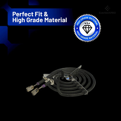 EVERTECHPRO WB30M1 6-Inch Surface Burner Element - Compatible with GE, Hotpoint, and Kenmore Electric Stoves