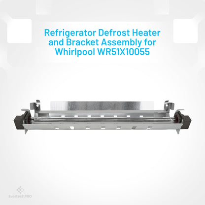 EvertechPRO WR51X10055 Heater and Bracket Assembly Replacement for GE Refrigerator 914088 AH303781 EA303781 PS303781