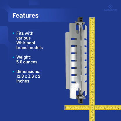 EvertechPRO WR51X10055 Heater and Bracket Assembly Replacement for GE Refrigerator 914088 AH303781 EA303781 PS303781