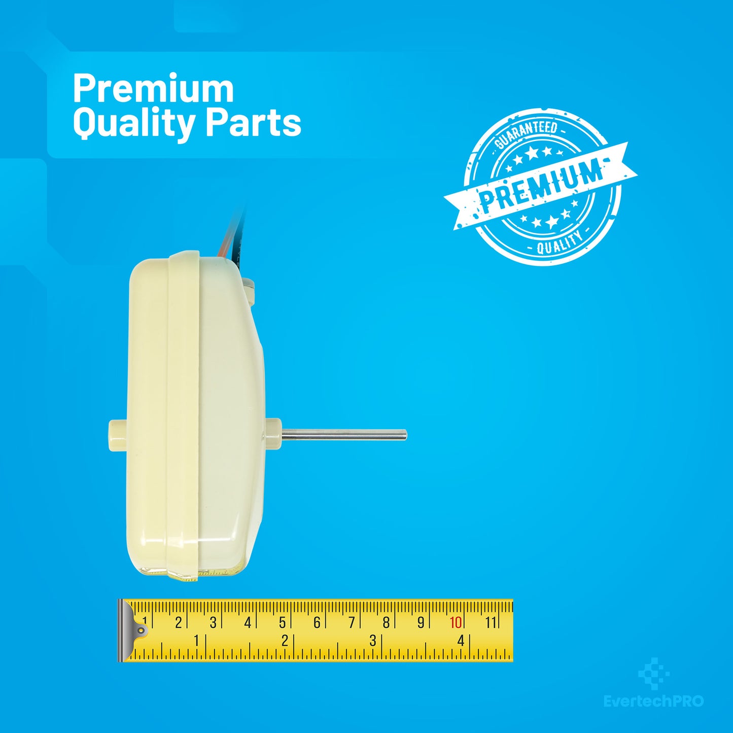 EvertechPRO WR60X31522 Evaporator Fan Motor Replacement for GE Refrigerator WR60X23584 WR60X28783 WR60X10141 WR60X10346