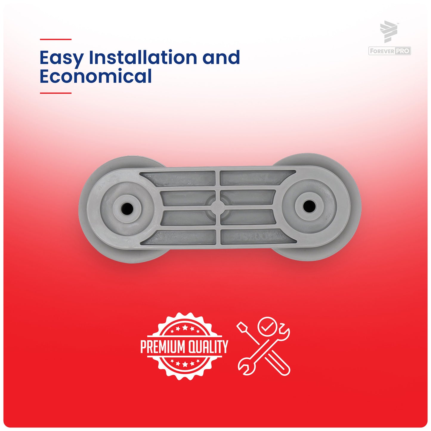 ForeverPRO WP8270019 Dishrack Roller And Axle for Whirlpool Dishwasher 8270019 830966 AH393265 EA393265