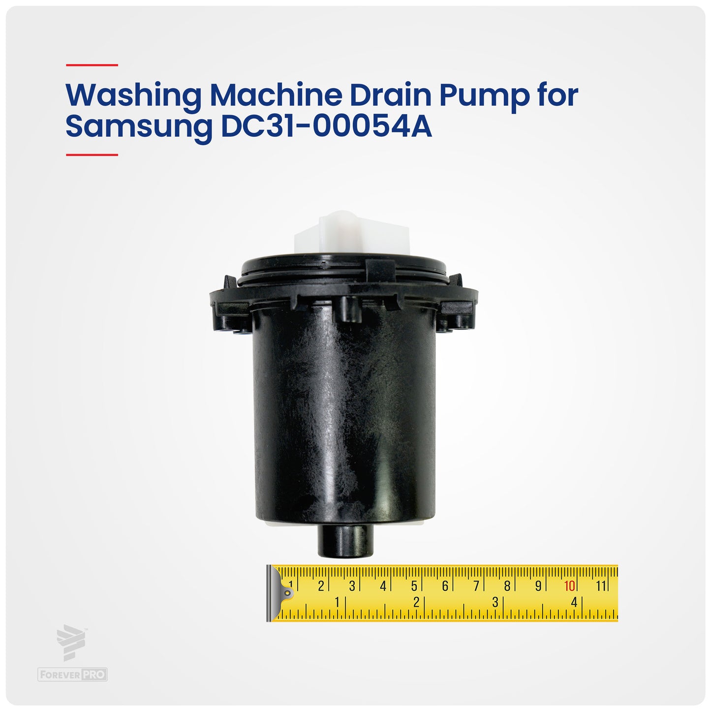 ForeverPRO DC31-00054A Washer Drain Pump Replacement for Samsung Washer Drain Pump - 85 Watts 110 Volts - Drain Pump for Samsung Washer - Fits Samsung Drain Pump, Universal and Durable
