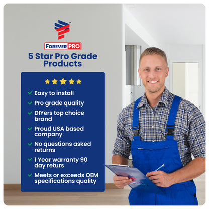 ForeverPRO DC47-00019A Heating Element for Samsung Electric Dryer or Whirlpool 35001247