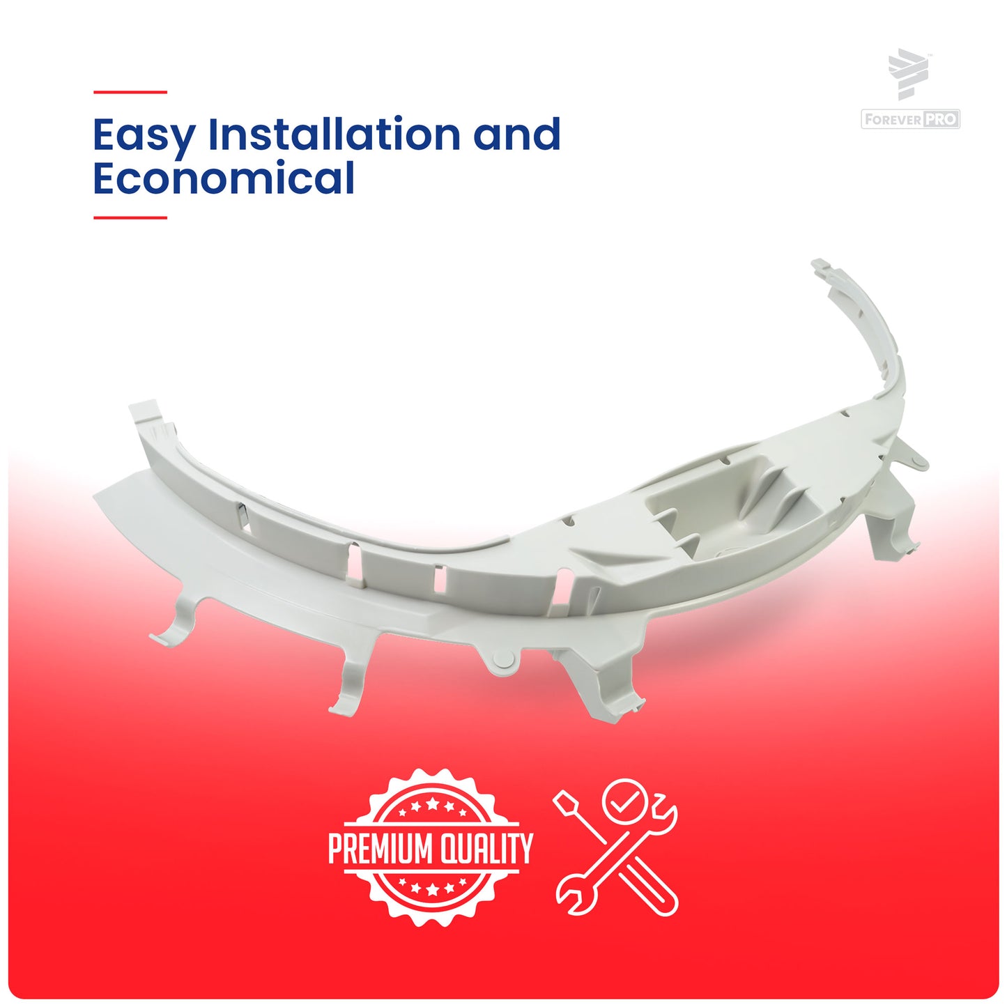 ForeverPRO WE49X20697 for GE Dryer Bearing Kit - 1x for GE Dryer Belt WE12M29, 1x WE9M30 Front Drum Felt, 2x WE1M504 Guide Slides & 2x WE1M1067 Support Slides, 1x for GE Dryer Front Bearing Kit WE3M26