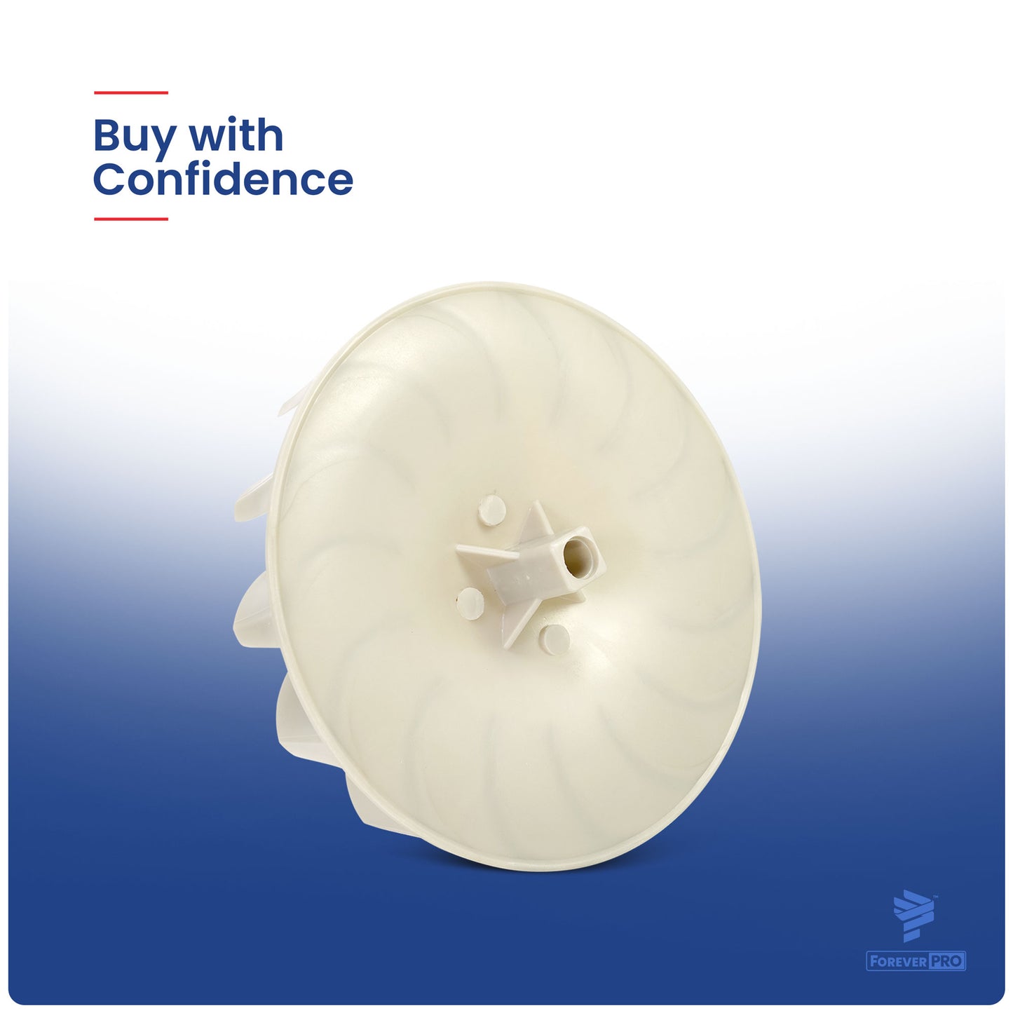 ForeverPRO WP694089 Blower Wheel for Whirlpool Dryer 694089 279711 279500 299678