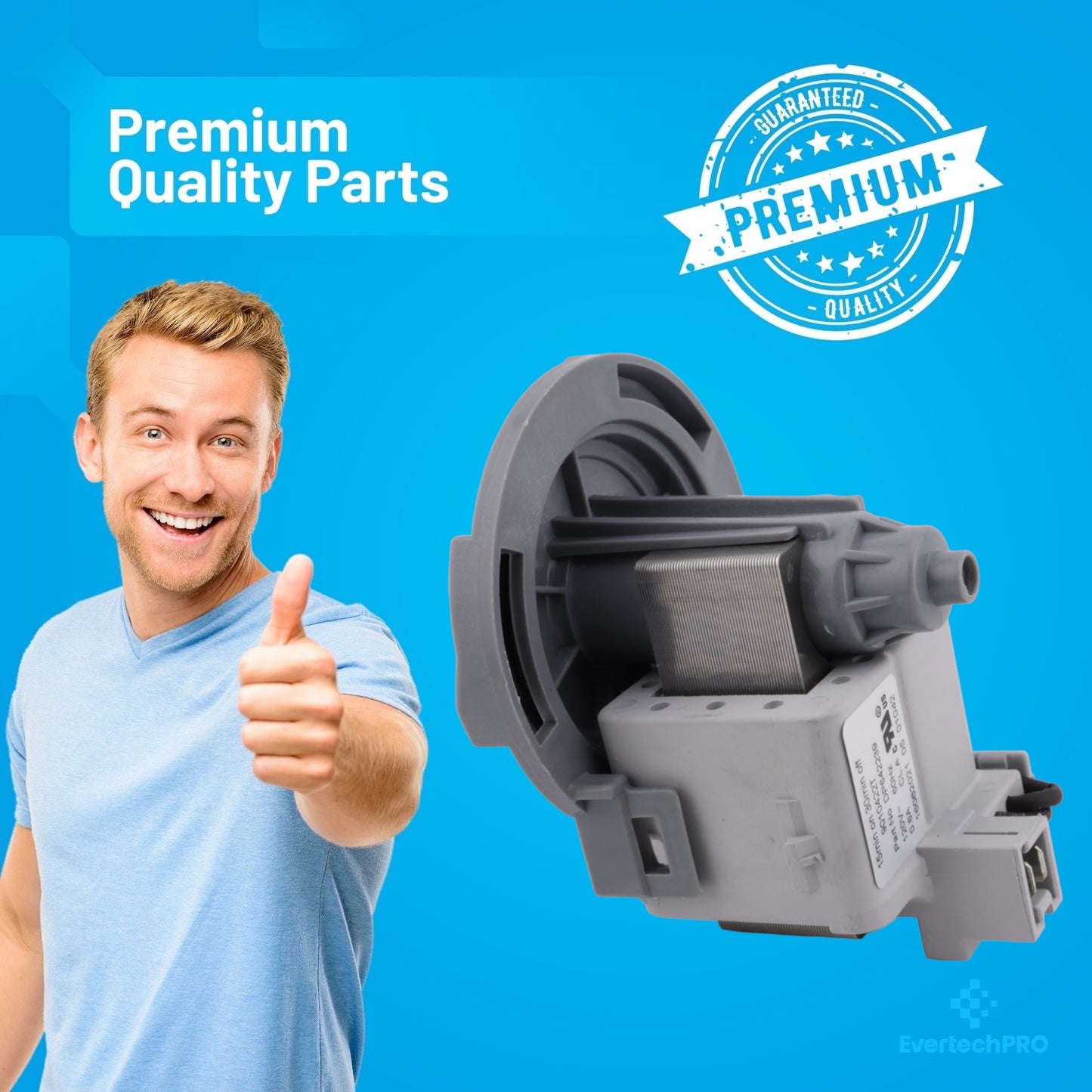 642239 Dishwasher Drain Pump for Bosch 00642239, EXP00642239, AP3996662, AH3479214, EA3479214, PS3479214, PS8729769