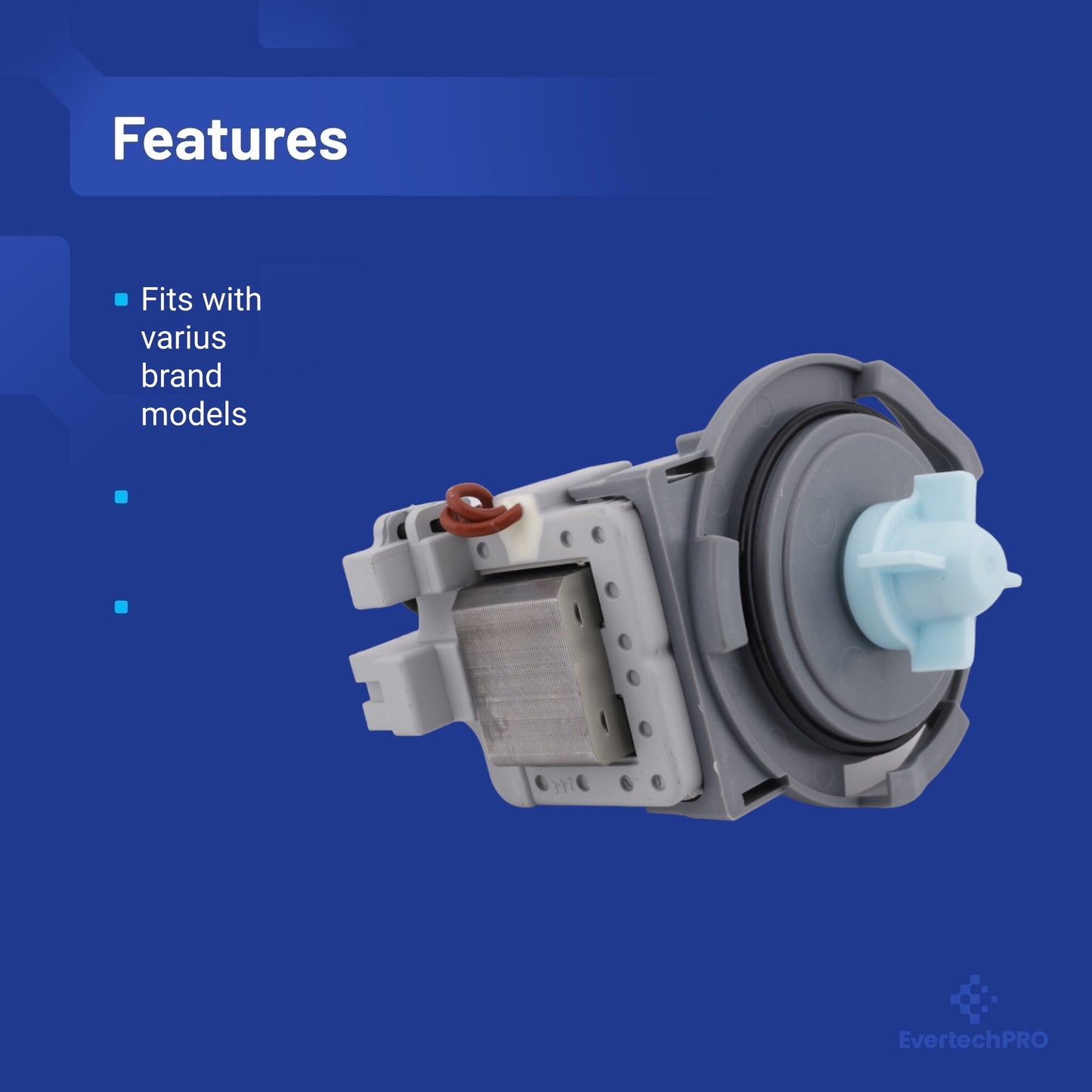 642239 Dishwasher Drain Pump for Bosch 00642239, EXP00642239, AP3996662, AH3479214, EA3479214, PS3479214, PS8729769