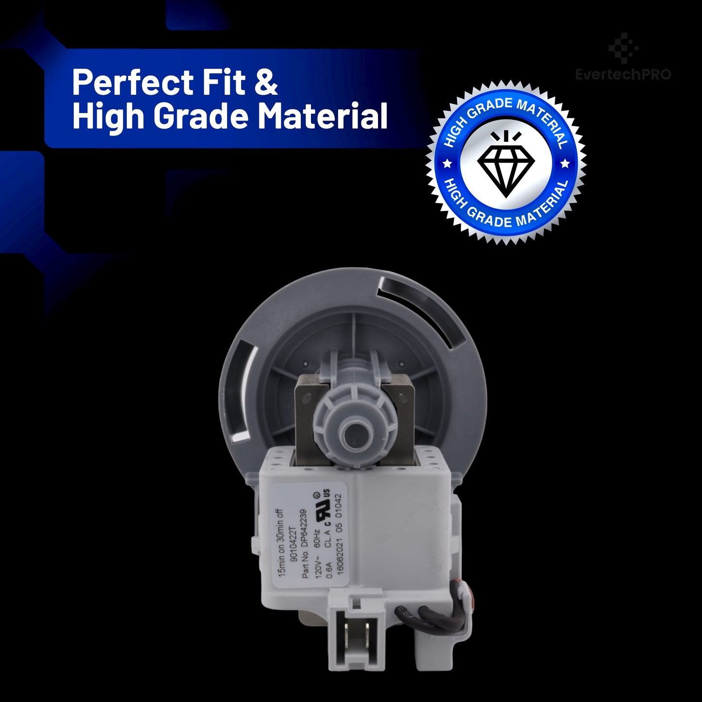 642239 Dishwasher Drain Pump for Bosch 00642239, EXP00642239, AP3996662, AH3479214, EA3479214, PS3479214, PS8729769