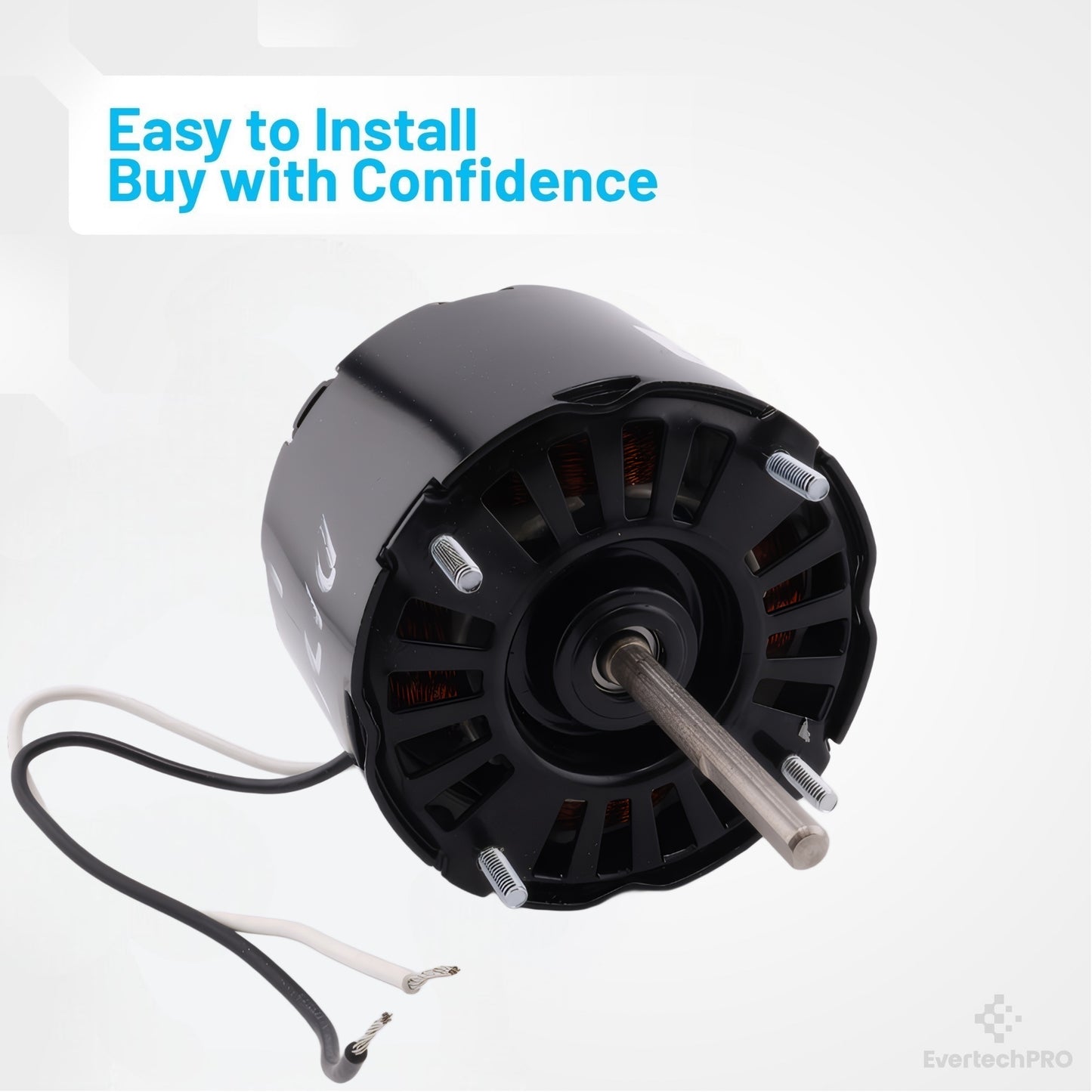 D121 Shaded Pole Motor, 115V, CW Rotation, General Purpose Ventilated Motor