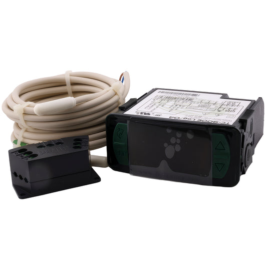 Full Gauge TC‑900E Digital Refrigeration & Defrost Controller – 115/230V AC, Multi-Sensor, for Walk‑in, Display, and Upright Freezers