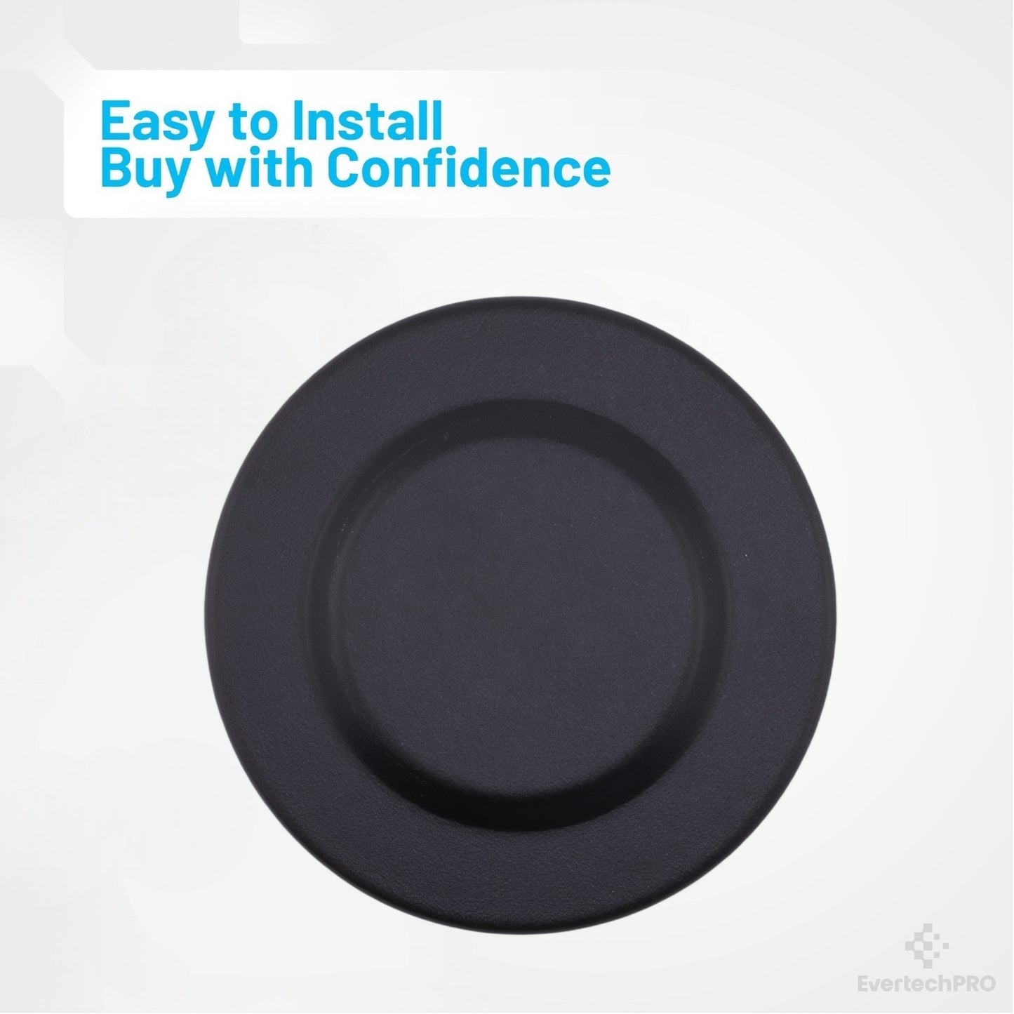 W10183368 Burner Cap OEM – Black Medium 9.5K BTU for Whirlpool May-tag Kenmore Range WPW10183368 W10169798