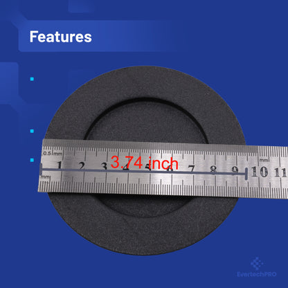 W10183368 Burner Cap OEM – Black Medium 9.5K BTU for Whirlpool May-tag Kenmore Range WPW10183368 W10169798