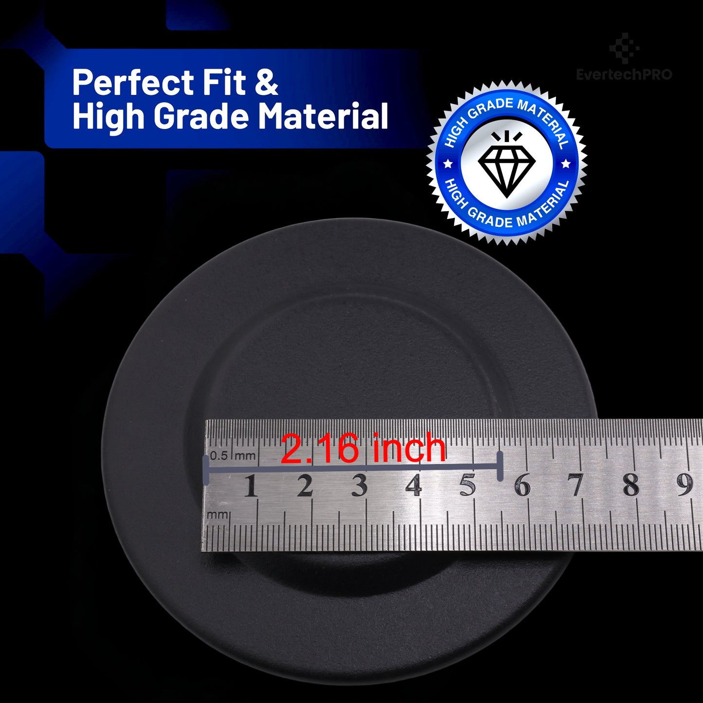 W10183368 Burner Cap OEM – Black Medium 9.5K BTU for Whirlpool May-tag Kenmore Range WPW10183368 W10169798